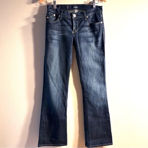 Rock & Republic Dark Blue Boot Cut Jeans, women’s Sz 28 - Picture 2 of 14